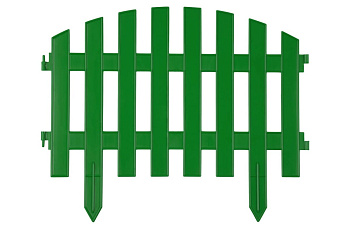 Декоративный забор GRINDA АР ДЕКО 28х300 см, зеленый 422203-G
