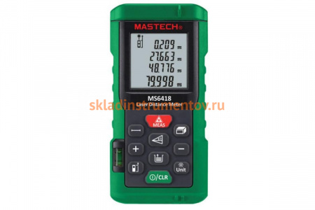 Цифровой лазерный дальномер Mastech MS6418 65300