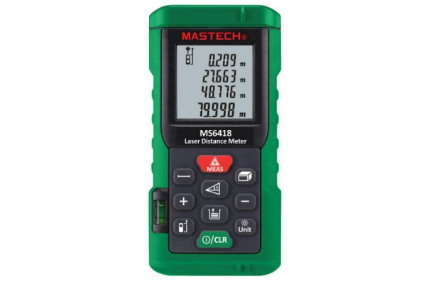 Цифровой лазерный дальномер Mastech MS6418 65300
