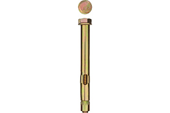 Анкерный болт Зубр 8 x 60 мм, 50 шт, желтопассивированный, Профессионал 302312-08-060