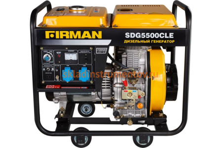 Дизельная электростанция (4.5/5 кВт, 230 В) FIRMAN SDG5500CLE