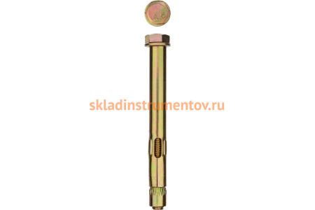 Анкерный болт Зубр 8 x 60 мм, 50 шт, желтопассивированный, Профессионал 302312-08-060