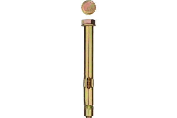 Анкерный болт Зубр 8 x 60 мм, 50 шт, желтопассивированный, Профессионал 302312-08-060