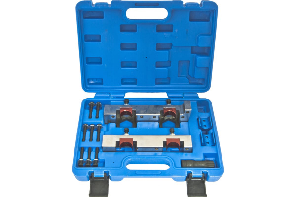 Набор фиксаторов для обслуживания двигателей Mercedes-Benz, 15 предметов, в кейсе ЭВРИКА ER-86920