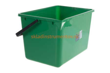 Малярное пластмассовое прямоугольное ведро 14л СИБРТЕХ 81405