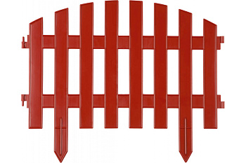 Декоративный забор Grinda АР Деко 28x300 см терракот 422203-T