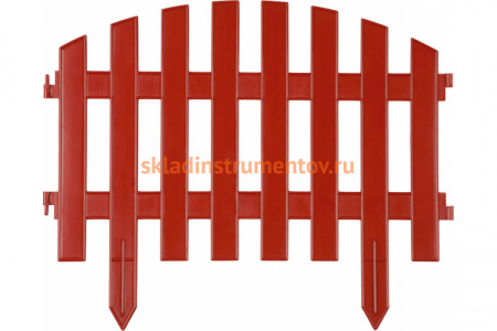 Декоративный забор Grinda АР Деко 28x300 см терракот 422203-T