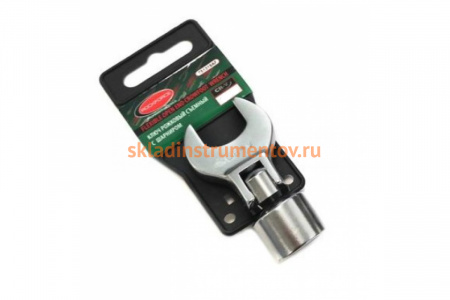 Рожковый съемный ключ с шарниром ROCKFORCE 13мм 3/8 RF-751313AF