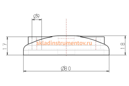 Диск для шарнирной опоры KIPP K0415.3080