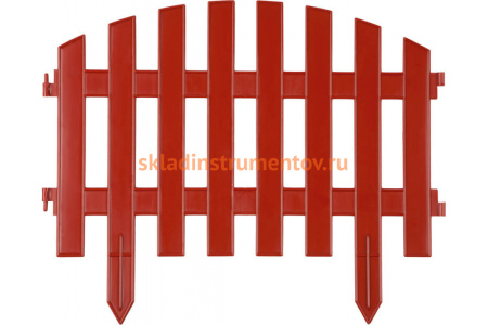 Декоративный забор Grinda АР Деко 28x300 см терракот 422203-T