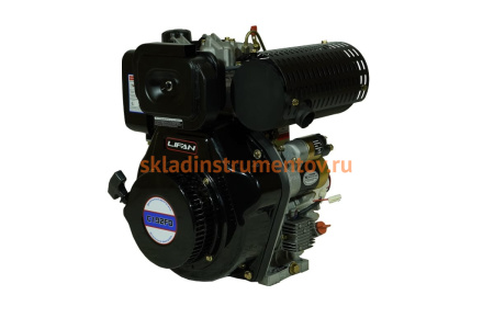 Двигатель LIFAN Diesel 192FD D25, 6A конусный вал 00-00004098