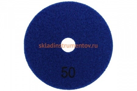 Алмазный гибкий шлифовальный круг Orientcraft АГШК 100 мм, P50, Черепашка сухое шлифование 10050B