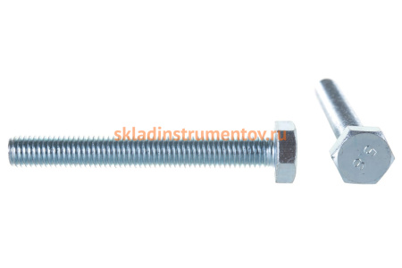 Болт ЗУБР ГОСТ 7798-70, M10 x 80 мм, 2 шт, кл. пр. 5.8, оцинкованный, 303086-10-080