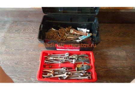 Ящик для инструментов 450x285x250мм, +лоток + органайзер Tayg 163005