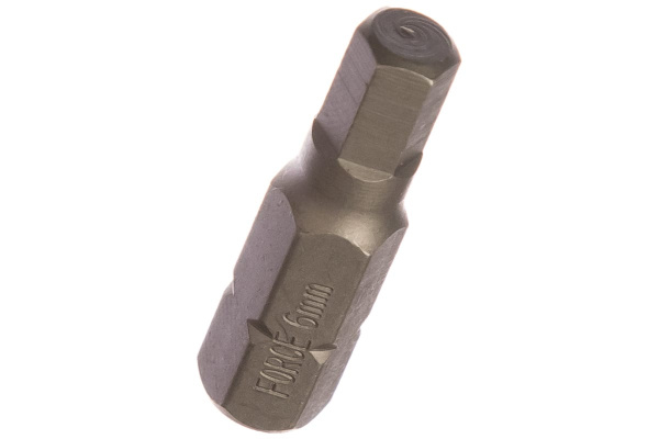 Бита шестигранная S=6 мм, 5/16" FORCE 1543006