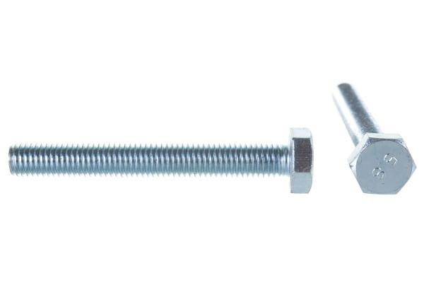 Болт ЗУБР ГОСТ 7798-70, M10 x 80 мм, 2 шт, кл. пр. 5.8, оцинкованный, 303086-10-080
