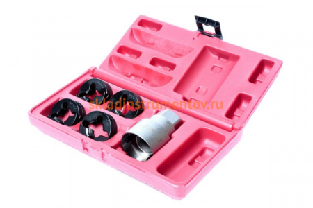 Набор инструментов для восстановления резьбы шпилек колес (М18х1.25, М20х1.5, М22х1.5) в кейсе JTC 5202