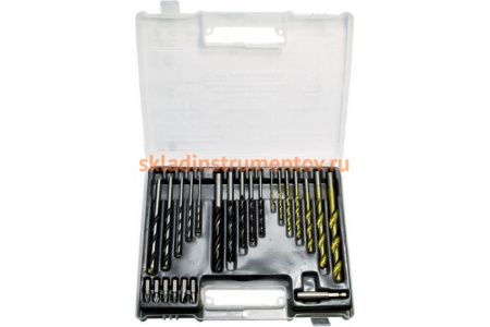 Комбинированный набор сверл Matrix: бетон 4-10 мм/металл 2-10 мм/дерево 4-10 мм/дюбеля 300 предметов 72577