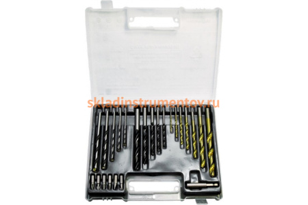 Комбинированный набор сверл Matrix: бетон 4-10 мм/металл 2-10 мм/дерево 4-10 мм/дюбеля 300 предметов 72577