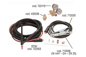 Набор принадлежностей TIG для инверторов BlueWeld 801097