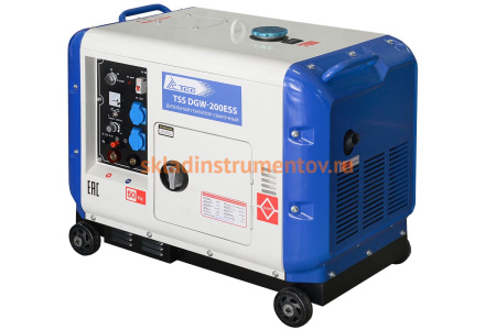 Дизельный сварочный генератор ТСС DGW-200ESS 017584