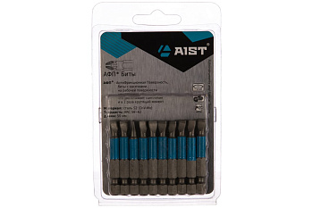 Бита шлицевая 6.5 мм, 1/4", 10 шт. AIST 1135065S10 00-00011034