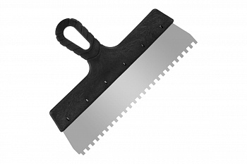 Фасадный зубчатый шпатель (300 мм, зуб 6x6 мм) РемоКолор 12-1-300