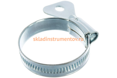 Металлические, червячные хомуты СИБРТЕХ 32-44мм, ширина 12мм, W1, с металлическим ключом, 2шт 476537