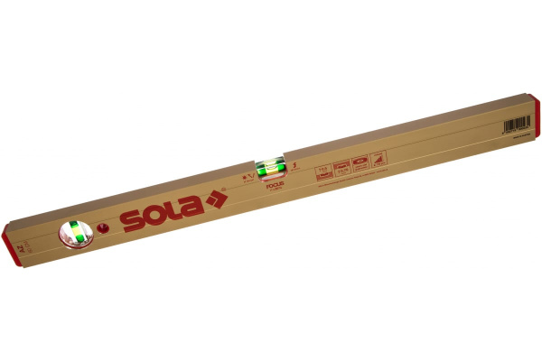 Алюминиевый уровень AZ 60, L=60 см, 2 глазка SOLA 01160801