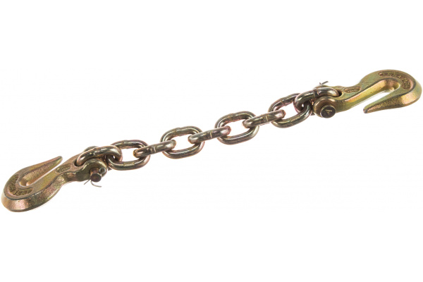 Тяговая цепь с крюками для слесарных работ WIEDERKRAFT соединитель цепей, 6 т длина 45 см WDK-0504