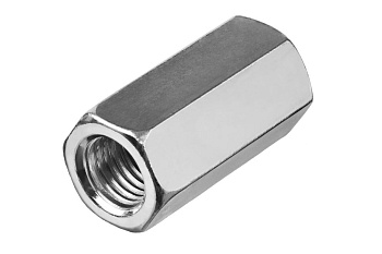 Гайка ЗУБР DIN 6334 переходная, M20, 5 кг, (примерно 22 шт.) оцинкованная 303750-20