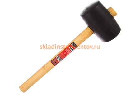 Резиновая киянка (75 мм/680 г, деревянная ручка) КЕДР 075-7568 28352