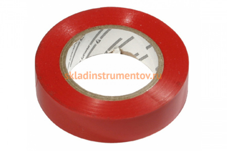 Изолента "MASTER" красная ПВХ (5 кВ; 15 мм х 10 м) Stayer 12291-R-15-10
