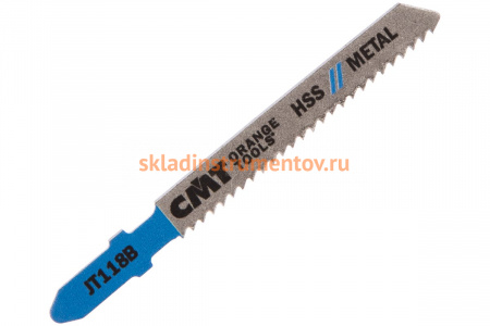 Пилки лобзиковые по металлу (76/50 мм; шаг 2 мм) 5 шт. CMT JT118B-5