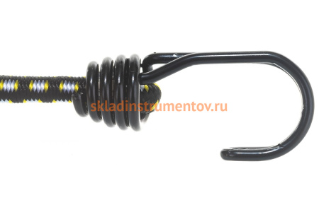 Шнур крепежный резиновый "PROFESSIONAL" 2 шт. (120 см; 8 мм) с двойным стальным крюком STAYER 40506-120