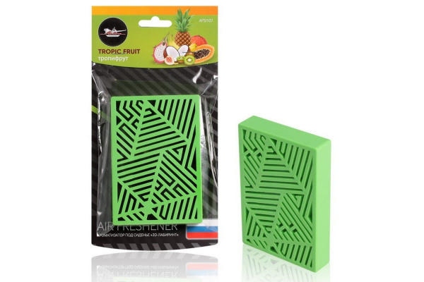 Ароматизатор под сиденье Airline 3D-лабиринт тропифрут AFSI107