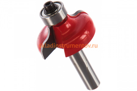 Фреза кромочная калевочная (31.8х12.7 мм; R 4.8 мм; хвостовик 8 мм) АТАКА 38203