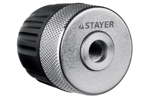Патрон быстрозажимной с фиксатором зажима сверла (1/2", 2,0-13 мм) STAYER 29050-13-1/2
