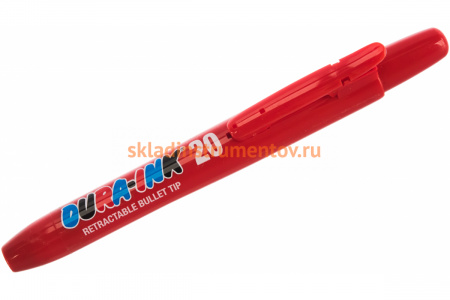 Промышленный кнопочный маркер Markal Dura Ink 20 1,5 мм красный 96576