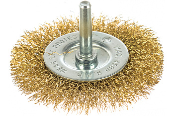 Щетка плоская со шпилькой 75 мм для дрели КЕДР 146-0075 208025