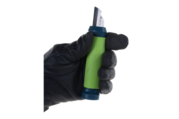 Нож монтажника с чехлом, обрезиненная рукоятка, 154 мм СИБРТЕХ 79013