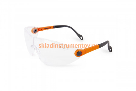 Защитные очки открытого типа Jeta Safety с регулировкой дужек, прозрачные линзы из поликарбоната, JSG311-C