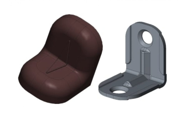 Уголок с заглушкой MFK-TORG 20х20х16х1.2 венге 4 20 20 4