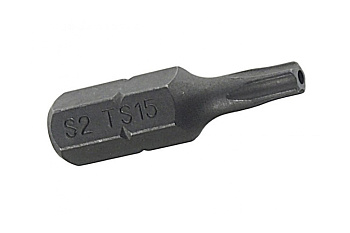 Вставка 5-гранная TORX с отверстием (TS15Hх25 мм; 1/4") JTC 1192515