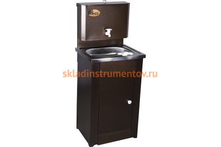 Дачный умывальник Вихрь КОМФОРТ без подогрева, нержавеющая мойка, цвет медь 74/4/11