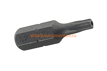Вставка 5-гранная TORX с отверстием (TS15Hх25 мм; 1/4") JTC 1192515