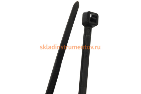 Нейлоновые хомуты Зубр черные, 3.6x370 мм, 100 шт. 309030-36-370