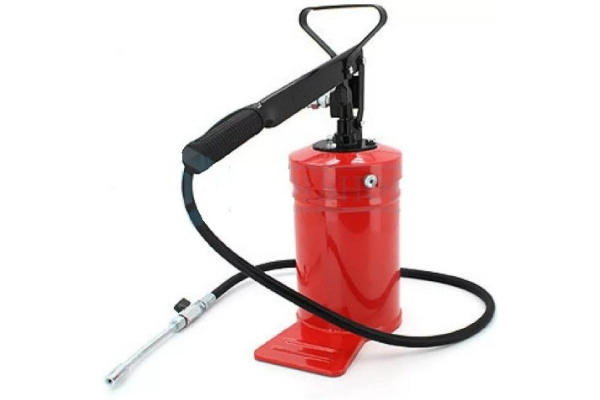 Маслораздаточный ручной насос с емкостью на 6кг смазки BAUM 61-606