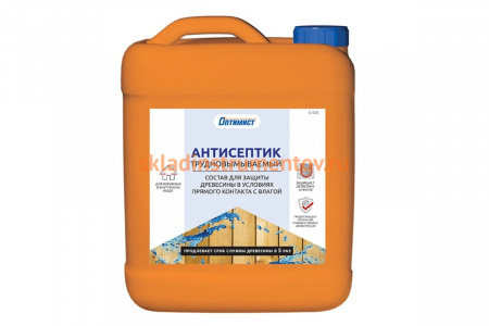 Трудновымываемый антисептик Оптимист С420 5 л OPO109
