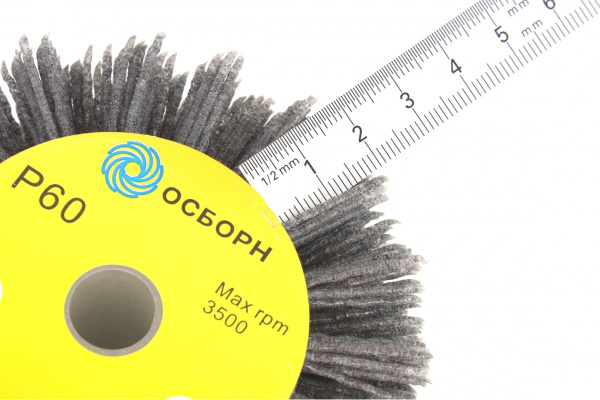 Щетка валик нейлоновая 6-026 (100 мм; P60) для Makita 9741 ОСБОРН PLM.RB10012013P60